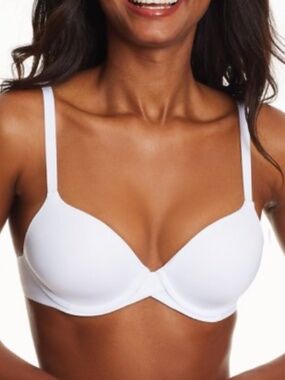 Maidenform Women's One Fab Fit 2.0 T-Shirt Shaping Underwire Bra DM7543 - White